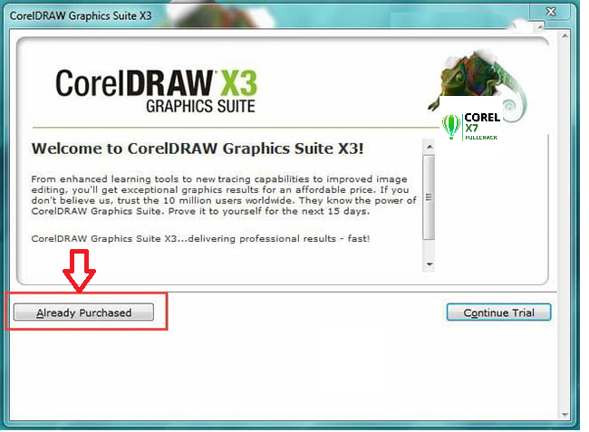 Kích hoạt bản quyền Corel X3